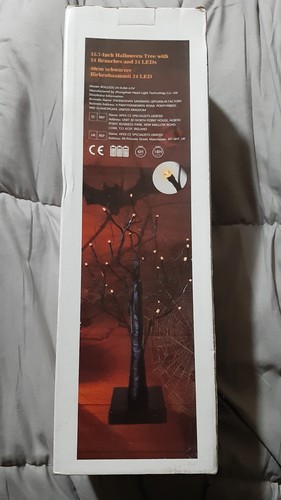 Led halloween tree - led,