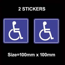2 x DISABLED BLUE BADGE