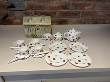 Emma Bridgewater Polka Dot Kids Tea Set with Box Melamine