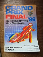 Speedway GP 1996 Programme