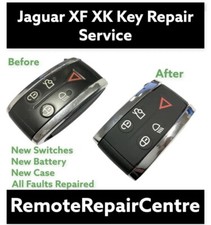 Remote Centre Key Repair - Jaguar X Type S XKR XK XF Smart Remote Key Fob Case