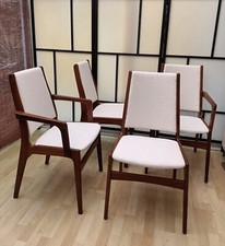 Set of 4 Vintage Danish Teak
