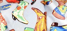 Vintage Fabric * Boots * 100%