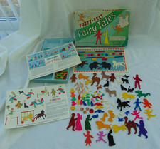 Vintage 1960s Retro Fuzzy Felt Fairy Tales / Circus Allan Industries