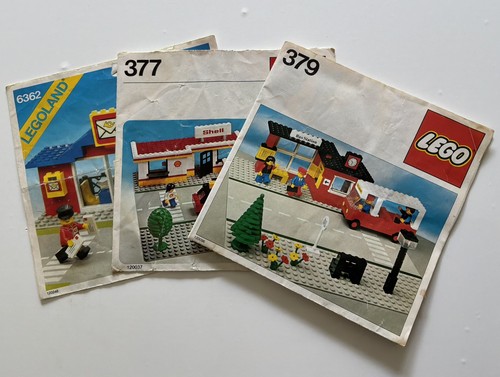 Vintage lego town - lego, instruction