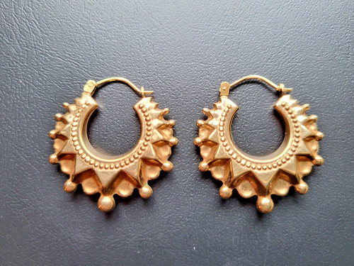 9ct gold creole - creole, hoop