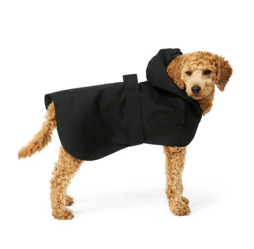 Palace barbour dog coat black - dog,