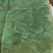 Vintage French silk upholstery