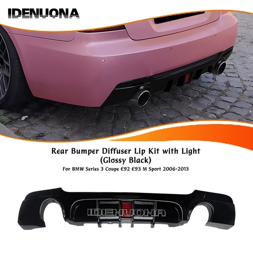 Gloss black rear bumper - gloss,