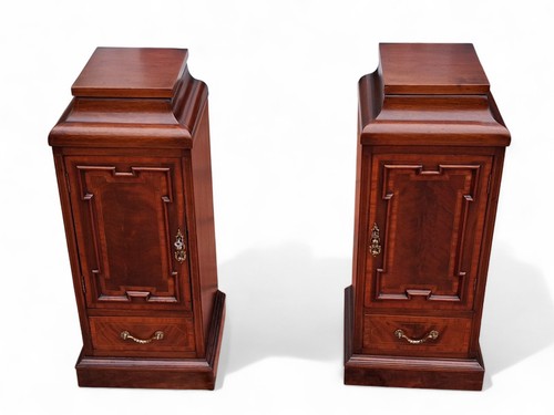 Pair antique mahogany - a,