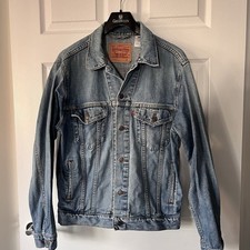 Vintage Levi’s Denim Trucker Jacket Mens Medium Blue 70507 Standard Medium Wash