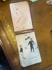 WW1 Era Autograph Book/ Sketch Book Lot3