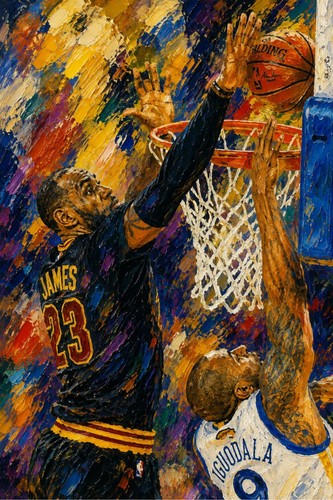 Lebron james the block - lebron, block"