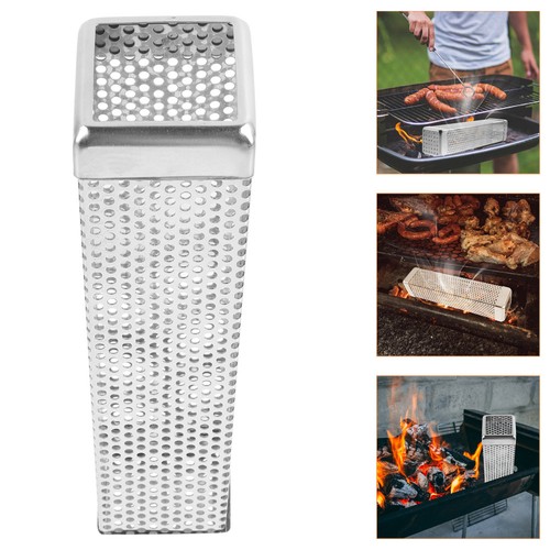 Stainless steel smoker box - stainless,