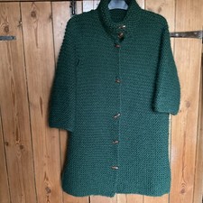 Hand Knitted Duffle style dark