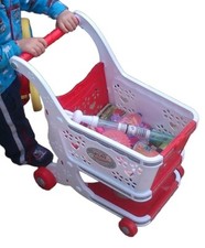 Toy SHOPPING TROLLEY  3+ years White And Red