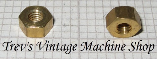3ba full hex nuts brass - full,