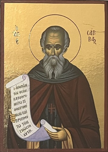 Sabbas the sanctified icon - st,