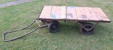 Turntable Platform Trolley Heavy Duty Truck Cart Vintage 5' X 2'6"