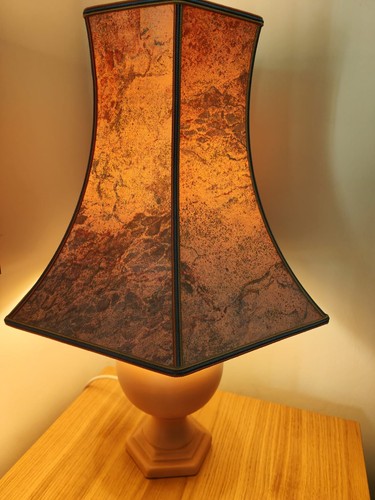 Beautiful ceramic table - , lamp