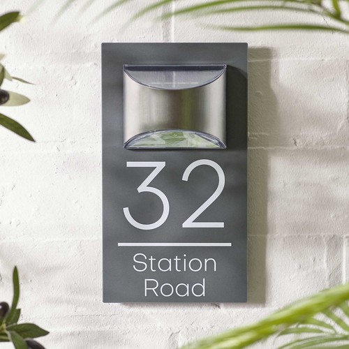 House number plaques - number,