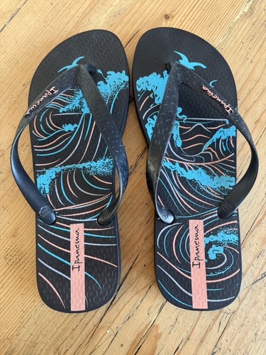 Ipanema black coral flip - &,