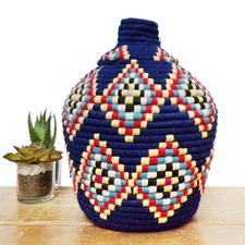 African Basket With Lid Small