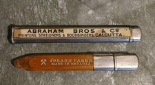 c1930's Abraham Bros & Co Printers Stationers Bookbinders Calcutta Cased Pencil 