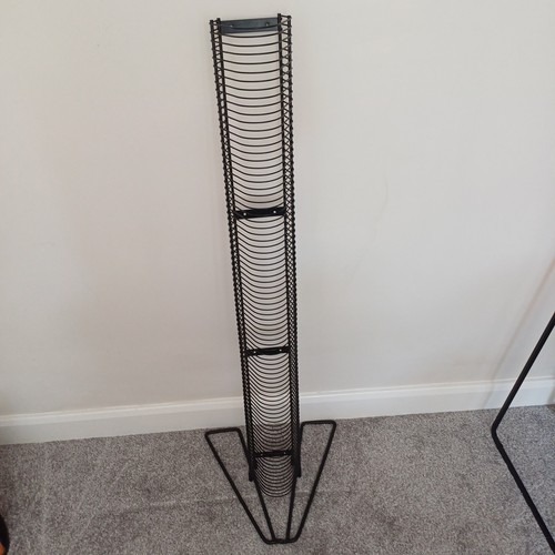 Black metal wire storage - black,