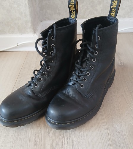 Martens black soft leather - dr,