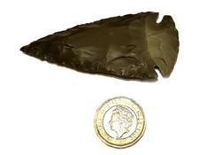 Side Notched Native American Arrowhead