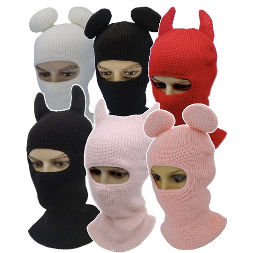 Halloween ears ski mask - halloween,