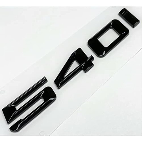 Letter 540i gloss black rear - letter,