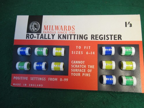 Vintage milwards tally - milwards, ro-tally