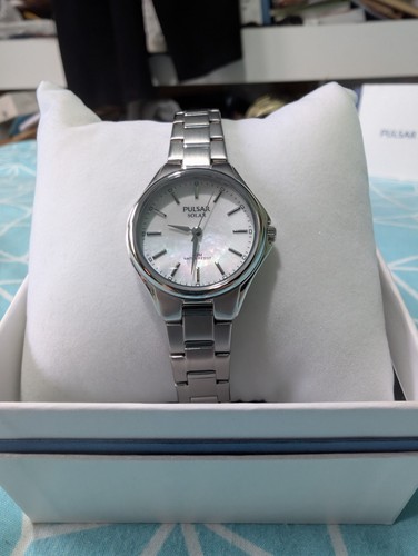Pulsar solar ladies stainless - pulsar,