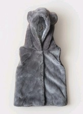 NEXT FAKE FUR RABBIT HOODIE