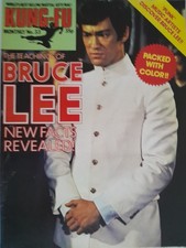 KUNG-FU MONTHLY No. 33 Vintage 1970's UK Poster-Mag Featuring BRUCE LEE (MINT)