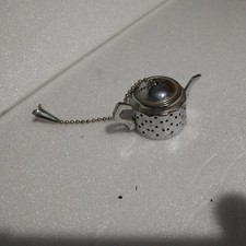 Chrome Teapot Shaped Tea