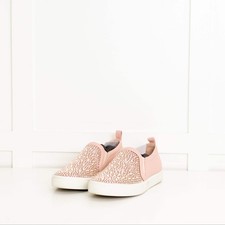 Gina Pink Leather Diamante