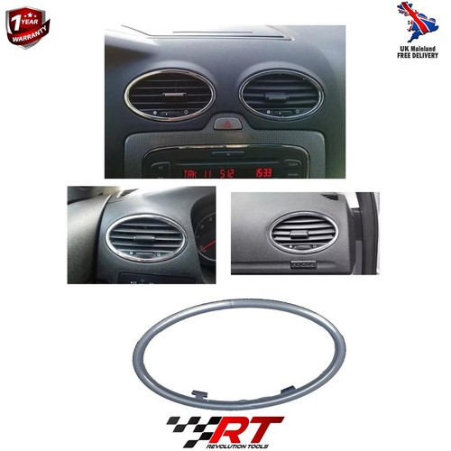 Dashboard air vent frame grey - air,