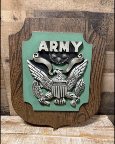 Vintage army eagle wall - vintage,