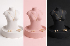 Jewelry Display Bust with Tray