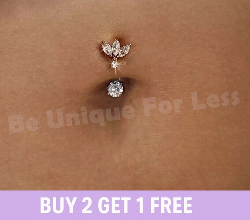 Navel belly bar - navel,