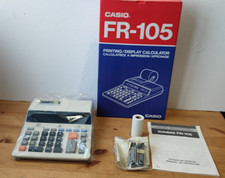 Vintage Casio FR-105 Printing