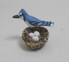 Dolls house handmade - dolls, bird