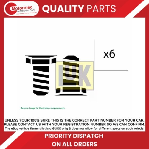 Luk flywheel screw - flywheel, set