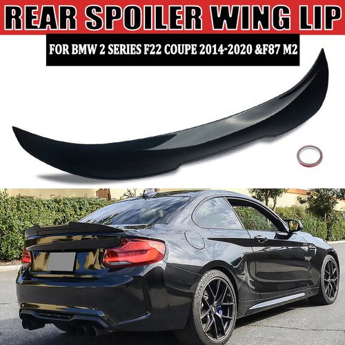 Gloss black trunk spoiler - trunk, lip