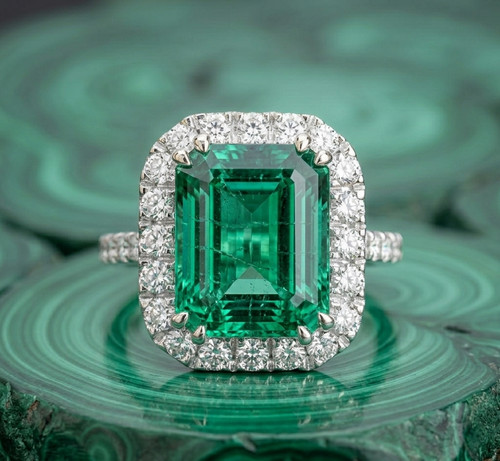 Natural emerald and - natural,