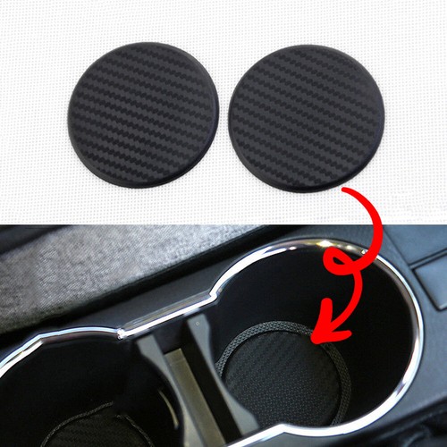Carbon fiber look car cup - look,