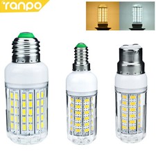 6W - 25W B22 E27 E14 LED Corn Light Bulb 220V 12V 24V 5730 SMD White Bright Lamp